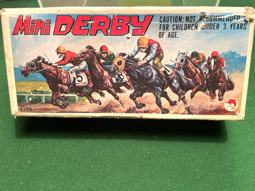 Vintage boxed mini derby horse - mini,