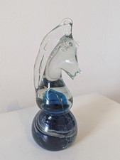 Vintage Mdina Glass Seahorse