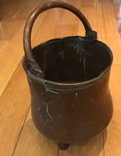 Vintage large copper - , brass