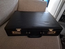 Vintage Executive Mens Leather Attaché Case Briefcase Case Business Bag