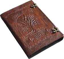 Leather Ring Binder Grimoire Binder Leather Cover Notebook Offic Folder A4 Size