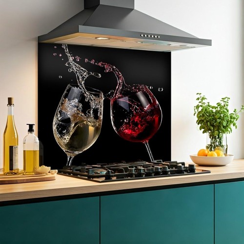 Printed glass kitchen - printed,
