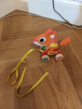 Unusual Vintage Wooden Pull