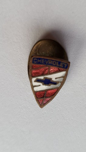 Vintage enamel chevrolet logo - vintage,