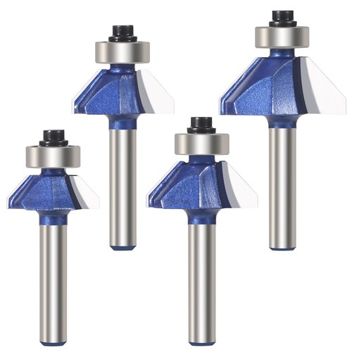 4pcs carbide chamfer - chamfer, router