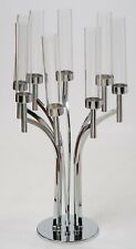 8 Arm Candelarbra With Glass