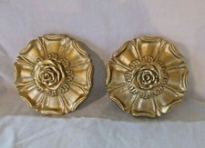 Two Large Tudor Roses Gold