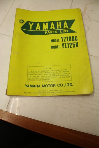 Yamaha yz100 yz125 yz 100 - c, x