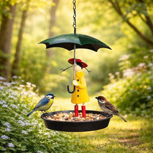 Hanging garden bird feeder - hanging,
