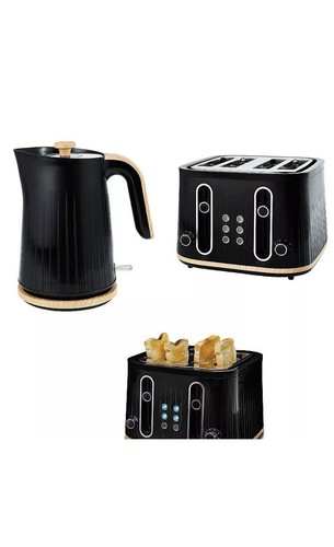 Kettle slice toaster set - kettle, &