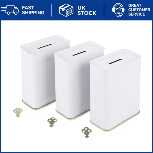 Durable white tin - white, donation