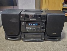 Retro Panasonic SA-CH34 MASH CD STEREO SYSTEM with Tuner & Tape Deck PLEASE READ