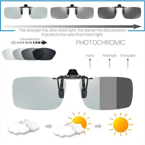 Photochromic polarised clip - photochromic,