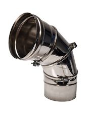 Chimney Adjustable Elbow Flue Liner Bend Stove Pipe Connector