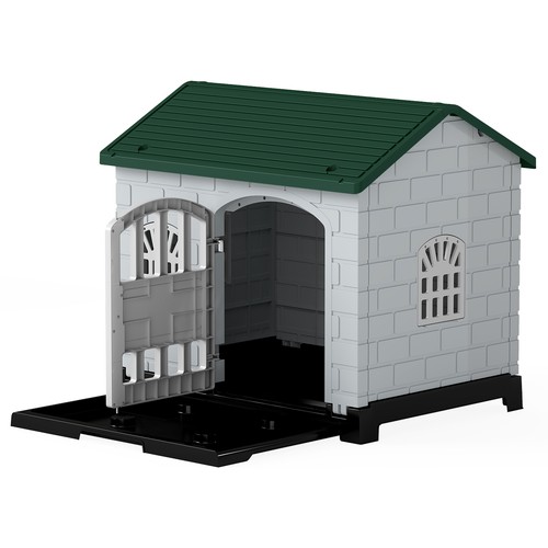 Collapsible plastic dog house - collapsible,