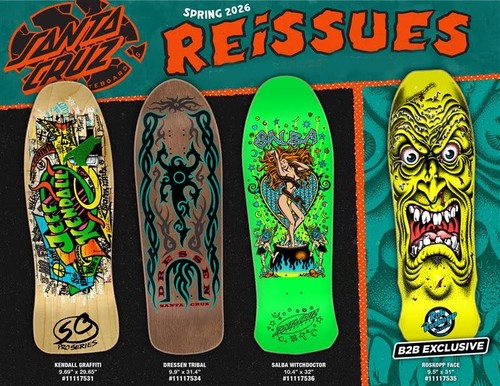 Santa cruz reissue deck - santa,