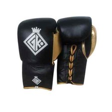 LACE UP BOXING GLOVES BAG PAD PUNCH UFC INSPIRED BY GRANT WINNING LEATHER MITTS