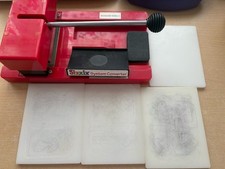 Dizziness Originals Die Cutting Machine. Red. Used.