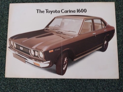 Toyota carina 1600 brochure - carina,