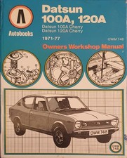 WORKSHOP MANUAL AUTOBOOKS DATSUN 100A 120A 1971-1977 OWM748