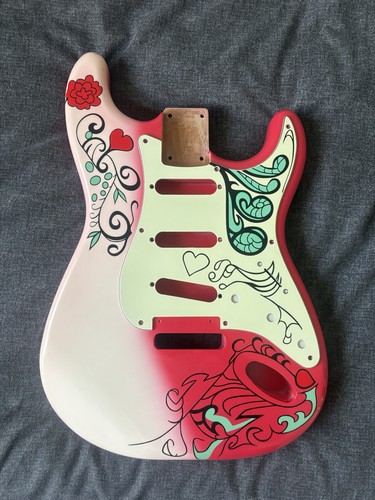 Electric guitar body