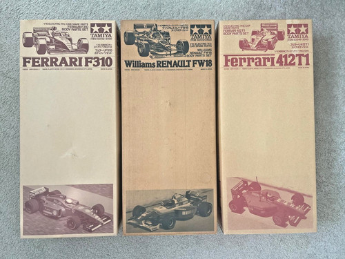 Tamiya vintage body sets - f1,