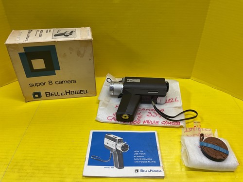 Bell howell super 8 camera - &,