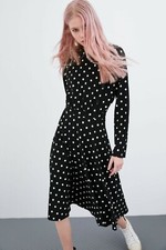 ZARA BLACK POLKA DOT