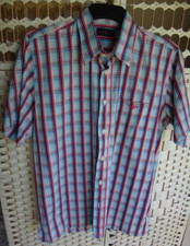 Henri Lloyd Checked Shirt Size L Short Sleeve 16½"