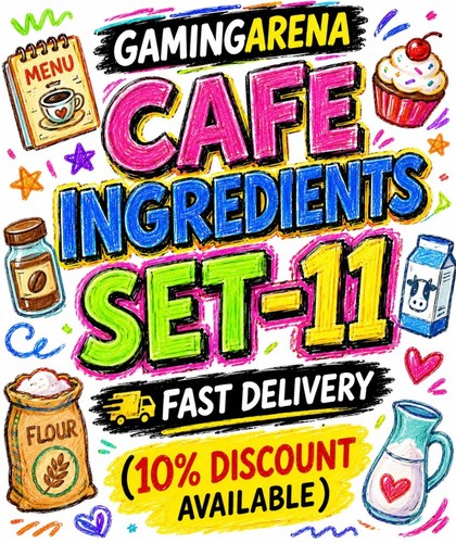 Cafe ingredient stickers - cafe,