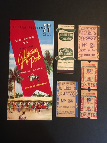 1959 gulfstream park horse - park,