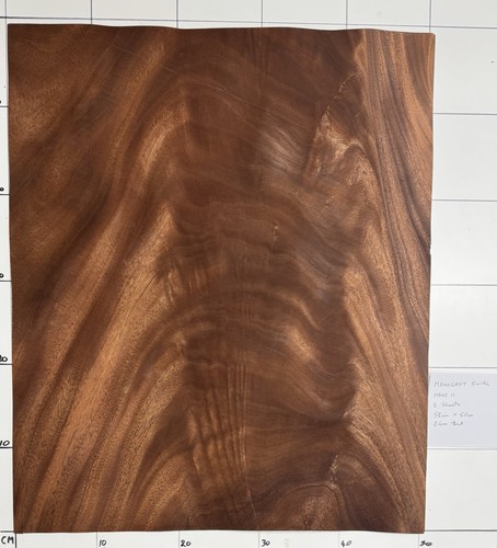 Mahogany swirl flame real - mahogany,