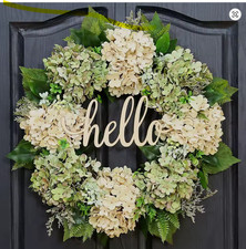 Spring Floral Wreath for Front