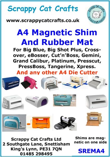 Magnetic mat embossing - a4,