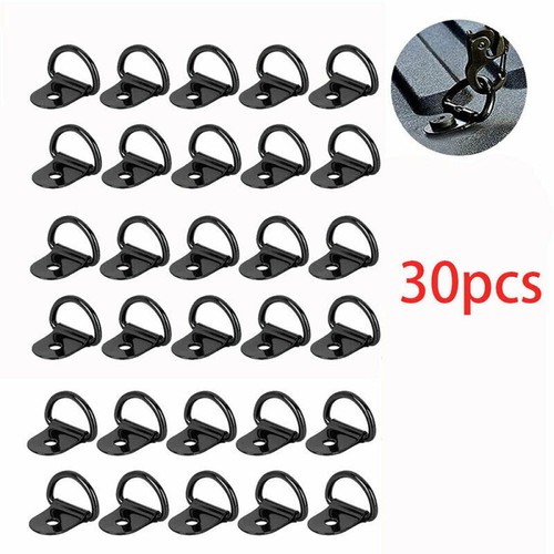 30pcs black rings - rings, hook