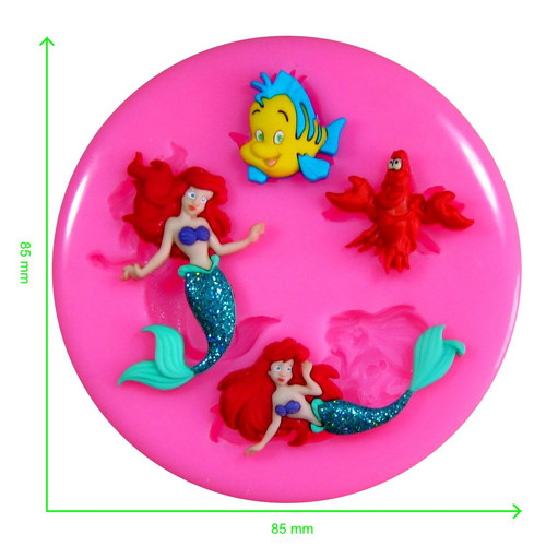Disney little mermaid silicone - disney,