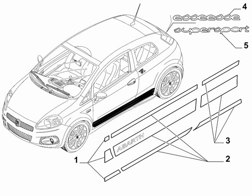 Genuine fiat door - fiat,