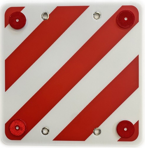 Rear warning safety reflector - warning,