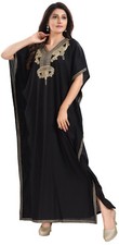 Women Kaftan Black Viscose