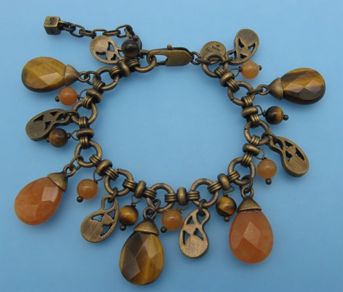 Dyrberg kern signed tigers eye - dyrberg,
