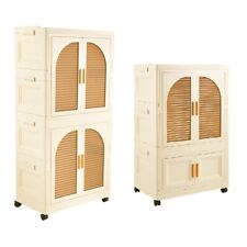 Rolling Kids Wardrobe Baby Closet Collapsible Children Clothes Storage Organizer