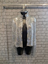 WATCHIFY Silver Sequin Jacket