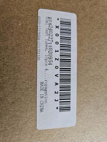 60ml test tubes 10pcs - 60ml,