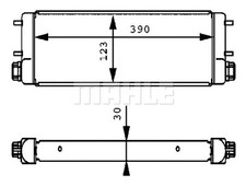 Oil Cooler, engine oil fits