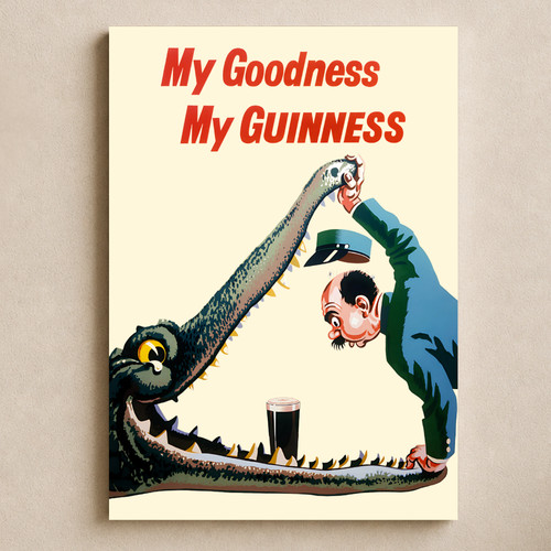 Guinness retro vintage poster - retro,