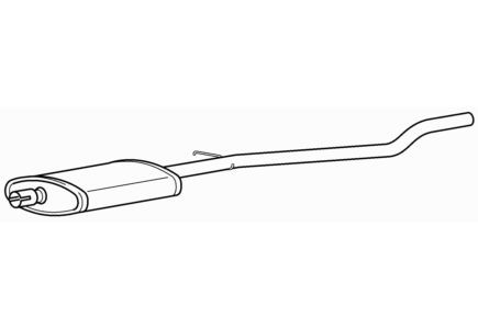 Quality centre exhaust middle - quality,
