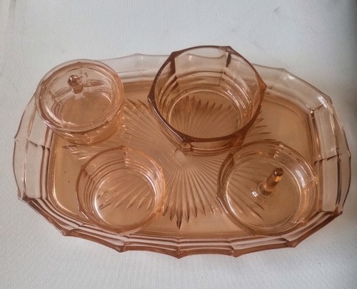 Vintage dressing table set - dressing,