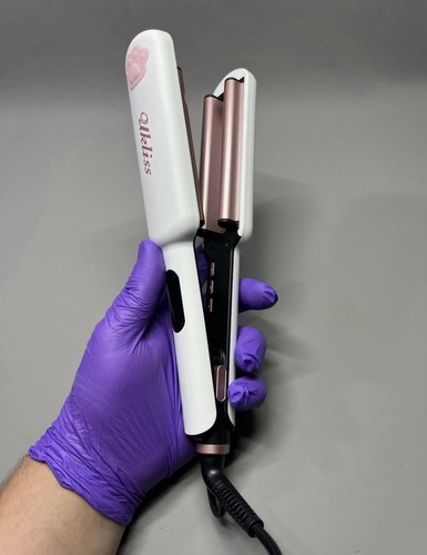 Hair crimper triple - hair, barrel