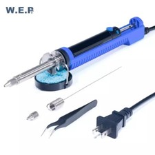 WEP 30W 929D-V Electric Vacuum Desoldering Iron Gun Solder Removal Pump
