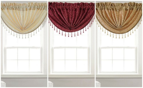 Jacquard swag valance - valance, with